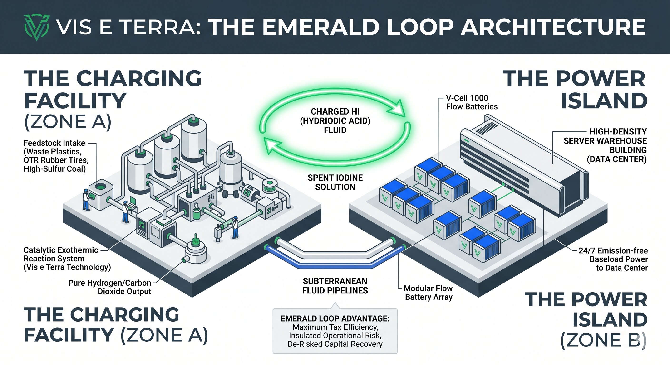 Emerald Loop Architecture — dual-system financial structure